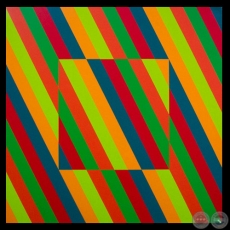 VIBRATIONS CHROMATIQUES  VOR 2/4, 1967/2003 - Obra de ENRIQUE CAREAGA 